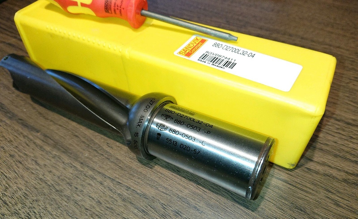 ORIGINAL SANDVIK CoroDrill U-Drill 880-D2700L32-04 27mm