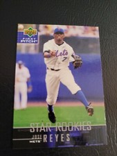 2004 Upper Deck Star Rookies JOSE REYES First Pitch Rookie Card RC #3 Mets. rookie card picture