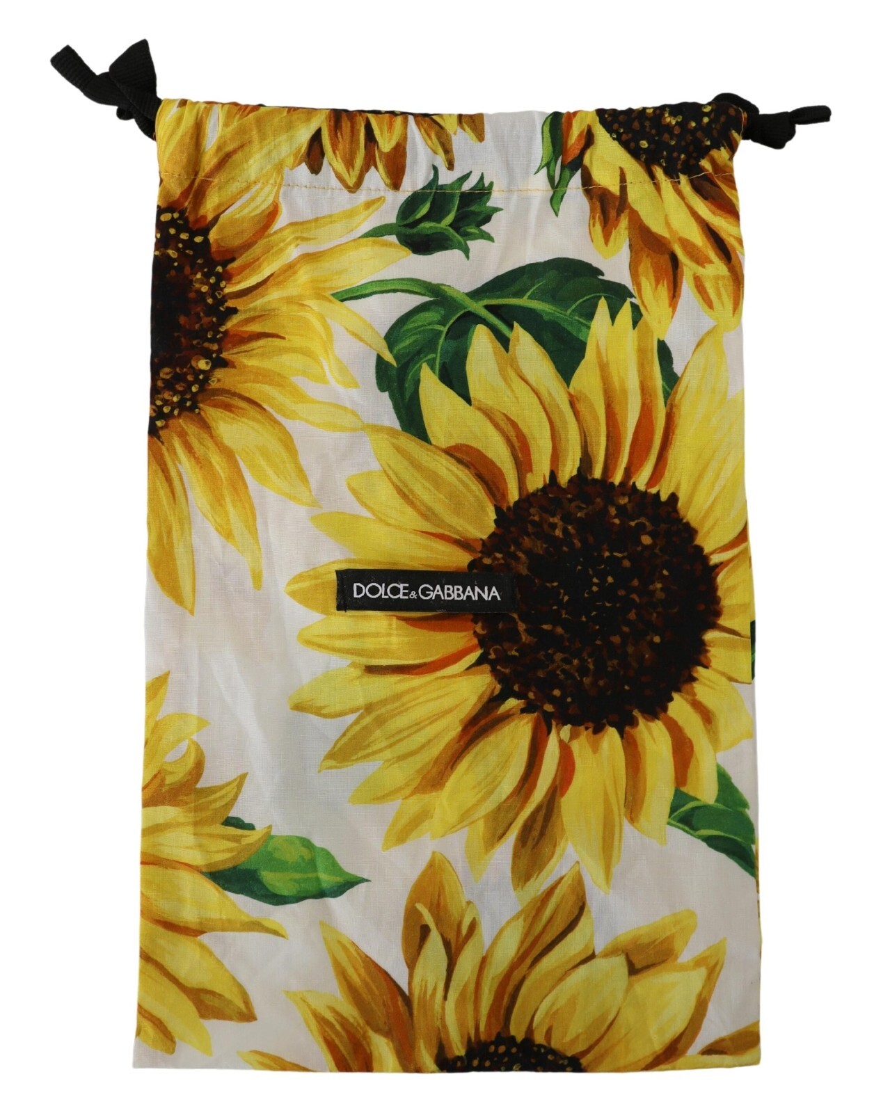 DOLCE - GABBANA Сумка-пылесборник Желтая сумка для обуви на шнурке с солнечным цветком 30смx32см 4990₽