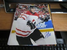 TANNER PEARSON SIGNED 8x10 MATTE PHOTO TEAM CANADA VANCOUVER CANUCKS (B)