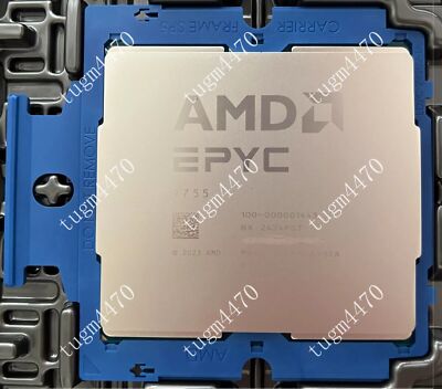 AMD EPYC 9755 QS CPU Processor ZEN5 TURIN SP5 128 Core 256 Threads 2.7GHz