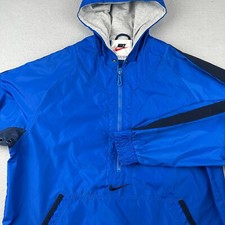 Vintage Nike Pullover Mens Medium Center Swoosh Anorak White Label Nylon Jacket