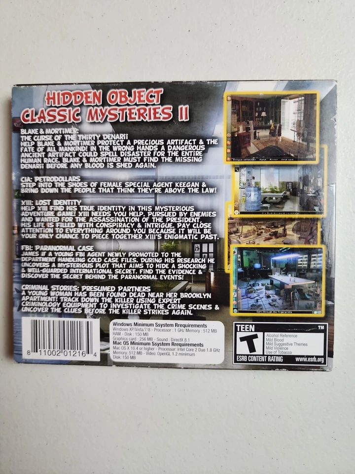 Hidden Object 5 Pack: Classic Mysteries II - Windows/Mac - NEW/Sealed - Image 2 of 4