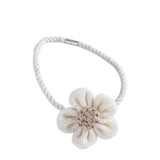 1 Paire Embrasse Rideau Magnétique Embrasse Étuis Lin Coton Fleur Forme
