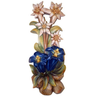Vaso Da Parete Con Tubi In Vetro E Supporto In Legno - Decorazione Floreale Con 3 Provette Per Fiori - 3