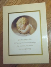 Bessie Pease Gutmann Sleeping Angel Matted Print New