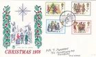 GB 1978 Christmas Stuart FDC Bethlehem special cancel written VGC
