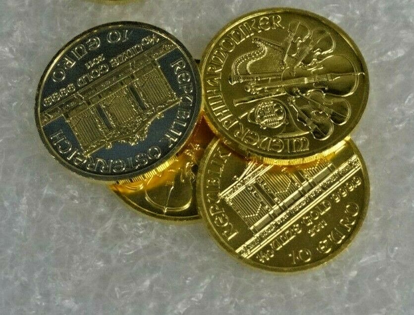 1/10 oz Austria Philharmonic Gold Random Year 1/10 oz .9999