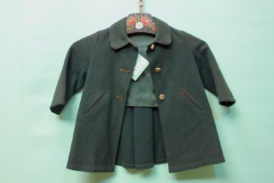 Old children's costume jacket approx. size 86 vintage deer buttons single piece handmade