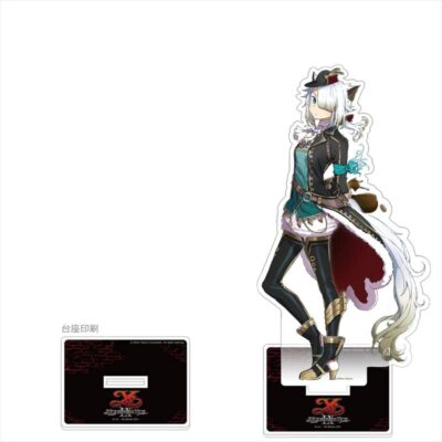 NEW [Ys IX -monstrum NOX-] BIG Acrylic Stand (White Cat)
