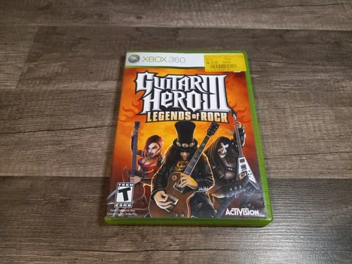 Guitar Hero III 3 Legends of Rock Xbox 360 Complete Tested Free Shipping A2