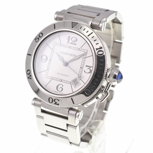 CARTIER Pacha Sea timer W31080M7 Silver Dial Automatic Men's Watch A#138805 - Picture 2 of 10