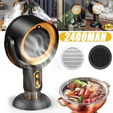 Portable Desktop Range Hood With Strong Suction And Dual Channel Oil Separation