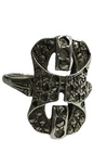 Vintage Sterling Silver Marcasite Ring | Size K.5 Art Deco Style | 1940s/50s