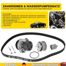 ZAHNRIEMENSATZ +WAPU FÜR AUDI A3 A2 SEAT SKODA VW GOLF 4 5 PASSAT 3C 1.9 2.0 TDI