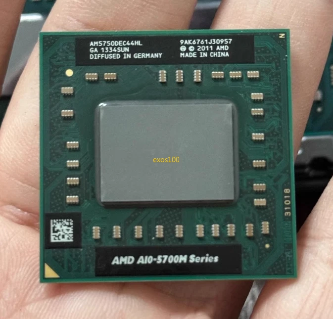 AMD A10-5750M CPU A10-Series Quad-Core 2.5GHz 4M Socket FS1 Processor - Image 3 of 4