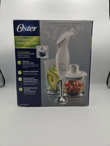 Oster Variable Speed Immersion Hand Blender w/Chopper 2605