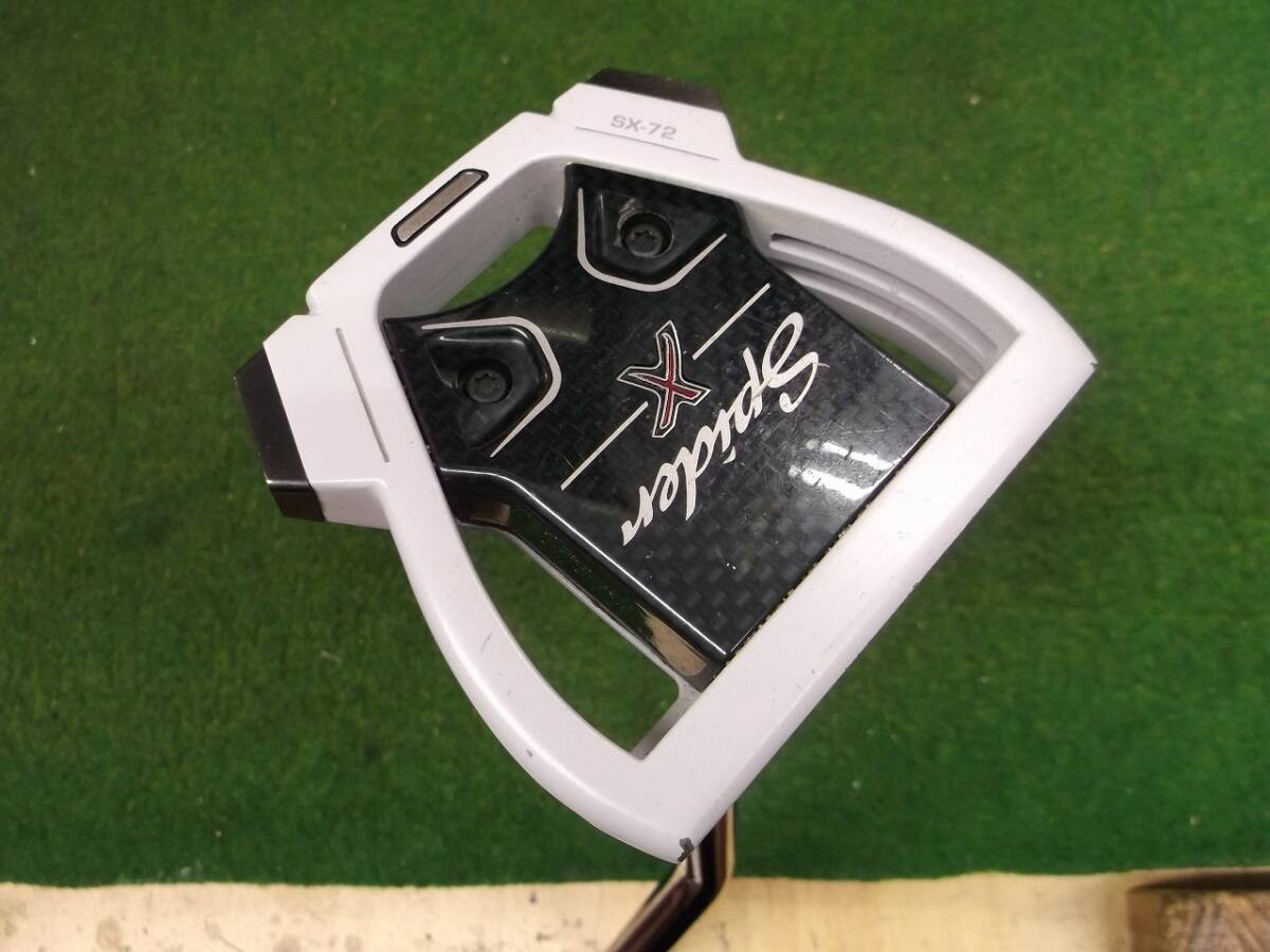 TaylorMade Spider X Chalk White Single Vent Putter No Cover