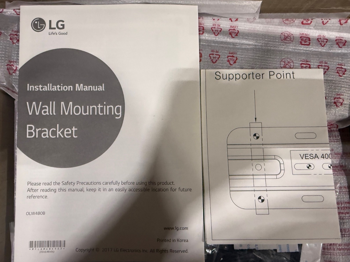 LG EZ Slim Wall Mount - OLW480B | eBay