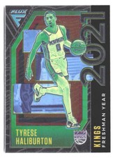 2020-21 Panini Flux #4 Tyrese Haliburton Freshman Year Silver