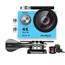 4K Wi-Fi Sports Action Camera Ultra HD Waterproof DV Camcorder 12MP 170 Blue