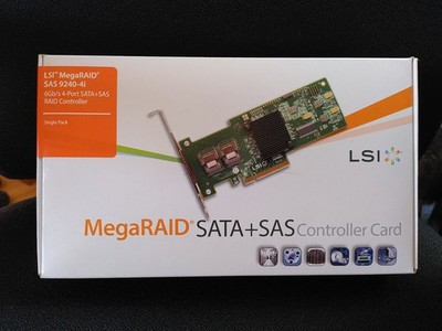 LSI MegaRAID SAS 9240-4i RAID Controller 6Gb/s PCIe