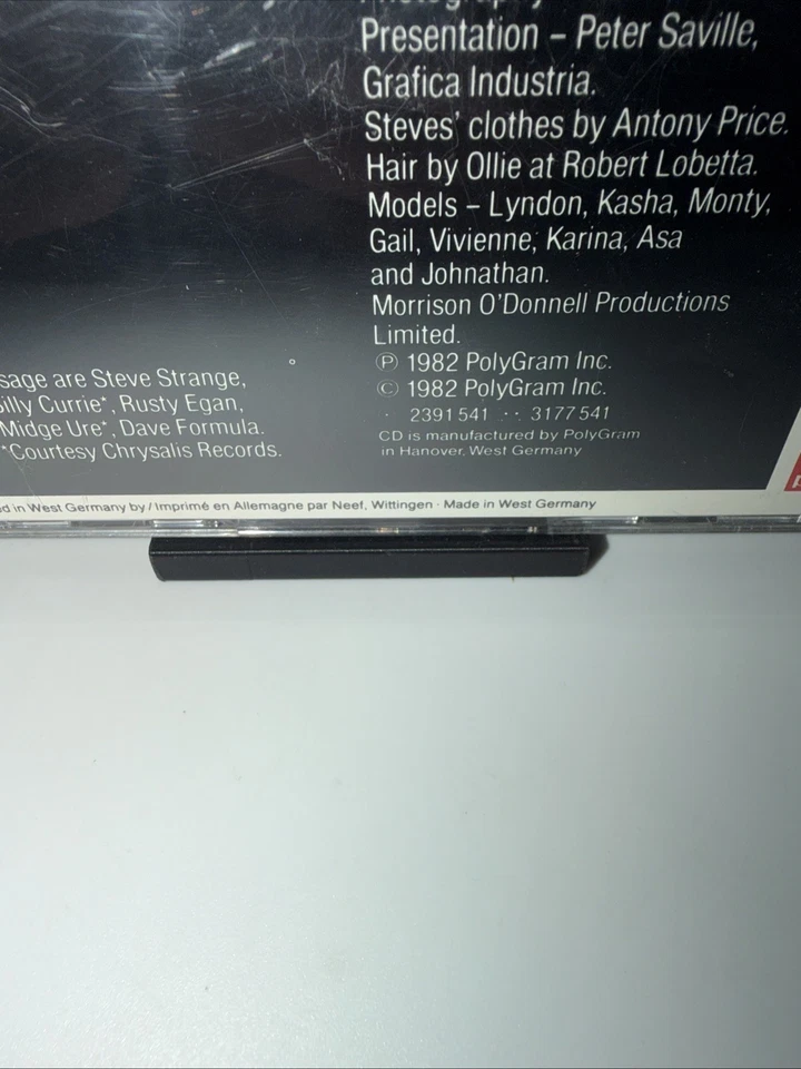 Visage - The Anvil (CD, 1982) Polygram Inc. - Bild 4 von 4