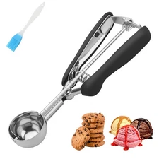 Small Cookie Scoop 1 Tablespoon, Size #60 Cookie Dough Scoop, Stainless Steel...