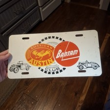 Bantam Car Club Booster License Plate American Bantam Austin Antique Classic