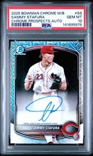 2025 Bowman Chrome Mega Box Sammy Stafura Auto #SS PSA 10 GEM MINT
