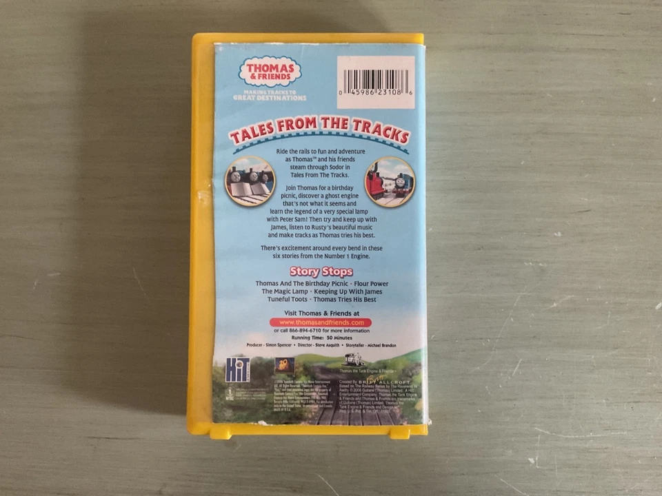 Thomas & Friends: Tales From The Tracks, Very Rare 2006 VHS, Sleeve in Clamshell - Image 3 of 4