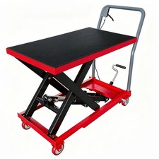 Garvee Heavy Duty 1100lbs Hydraulic Lift Table Cart 32 Lifting Lift Jack Wheels