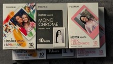 3xFUJIFILM INSTAX MINI Pellicola istantanea Varietà Confezione Valore (20 Esposizioni),