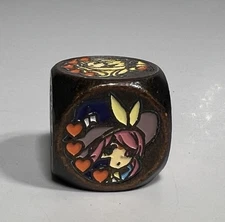 Manamoon Chocolate Bordeaux Chipless Metal Dice Single