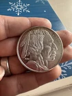1 oz Silver Buffalo Round .999 Fine Silver One Troy Ounce Highland Mint Monument