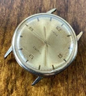 Vintage TIMEX Watch Electric Parts Repair Mens Early Back Set 1960s Gold Tone