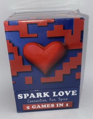 Spark Love 5 Games In 1 - 150 Relationship Questions, Romantic Date Night Games