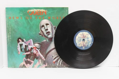 QUEEN 1973 LP “NEWS OF THE WORLD” ELEKTRA 6E 112 EX
