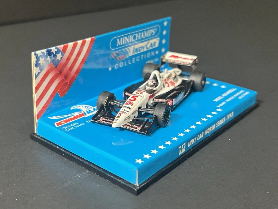 Minichamps 1/64 Indy Car 1993 Lola-Ford Nigel Mansell #5 TEXACO Havoline - Image 3 of 4
