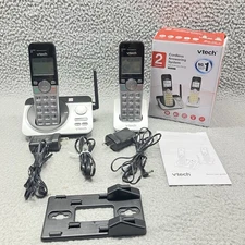 VTech CS5229-2 Cordless Phone System 2 Handsets Answering Machine - Tested Works