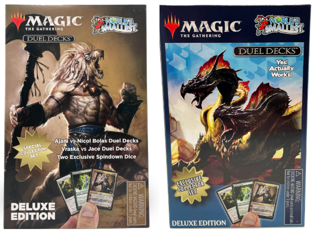 Worlds Smallest Magic The Gathering - Volume 1 and 2 Duel Decks