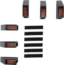 BLACK+DECKER Ladungsblöcke Set mit 6 Stück - Kofferraum Organizer - für Koffer,
