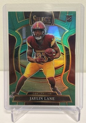 2025 Panini Select - Concourse Jaylin Lane #89 RC Green Prizm /5 SSP Commanders
