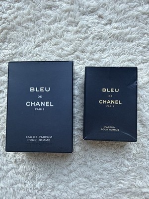 2x Bleu De Chanel Paris Eau De Parfum für Herren 100 ml und 50 ml Leerboxen