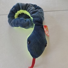 Ty Beanie Baby Hissy the Snake April 4, 1997, MWMT Errors RARE