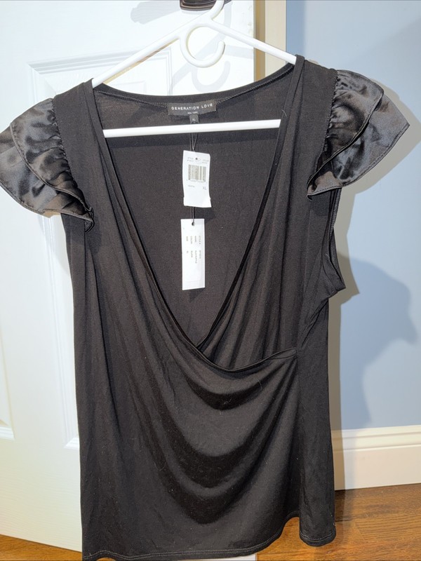Generation Love Mixed Media Shirt NWT Size XL
