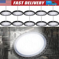 10pcs 500W UFO LED High Bay Light Industrial Warehouse Factory Shop Bay Lighting