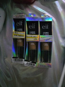 3- e.l.f. Camo CC Cream Sunscreen Rich 620 W SPF 30 1.05 oz 84927 New Exp.05/27