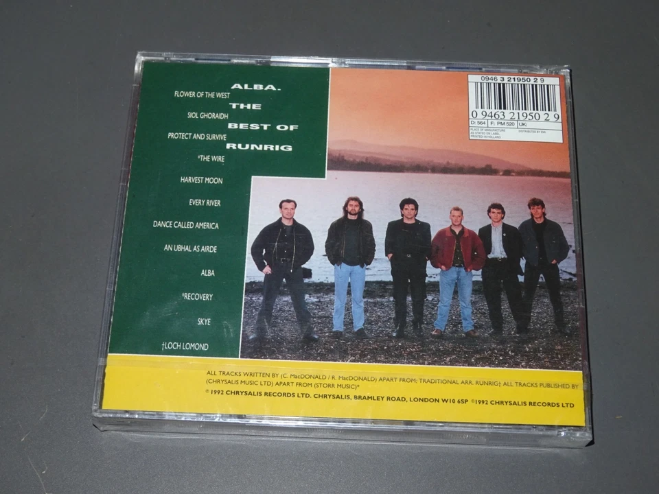 RUNRIG - ALBA, THE BEST OF / ALBUM-CD 1992 OVP! SEALED! - Bild 2 von 2