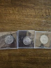 1.50 Face Value 90 % Silver Coins. 3 1964 Half Dollars In Great Shape